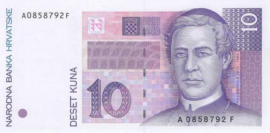 Kroatien p29 10 Kuna 1993